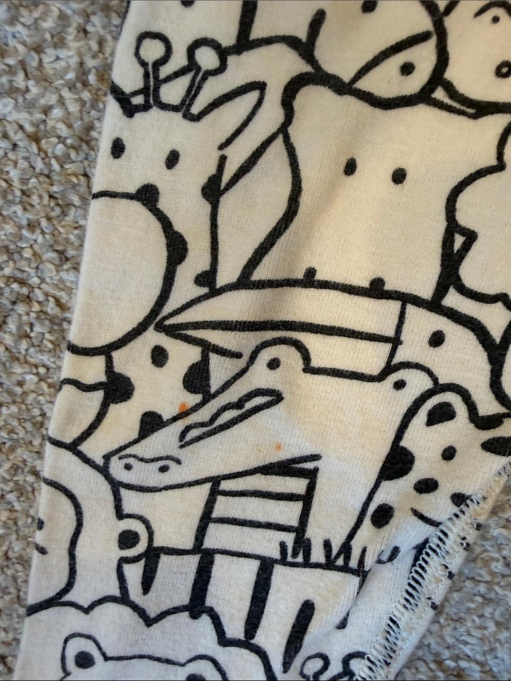 Hanna Andersson Baby Animal Print Neutral Leggings - Picture 4 of 5